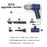 SUITU ST-6638 4000Pa High Power Wireless Handheld Vacuum Cleaner with LED Light, Basic Version - 7