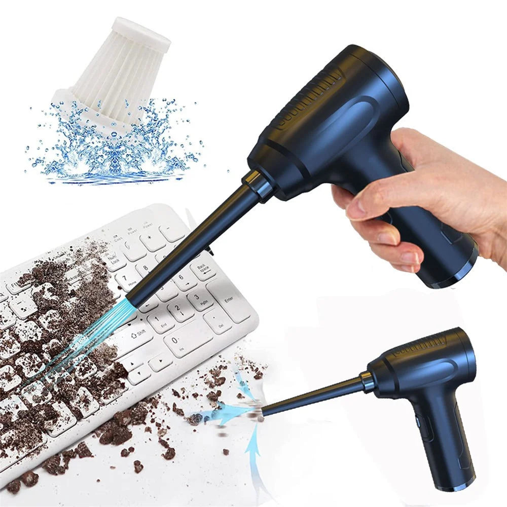 YMG-810 3-in-1 Wireless Air Duster 5000Pa Handheld Vacuum Cleaner Car Home Cleaning Device - 5