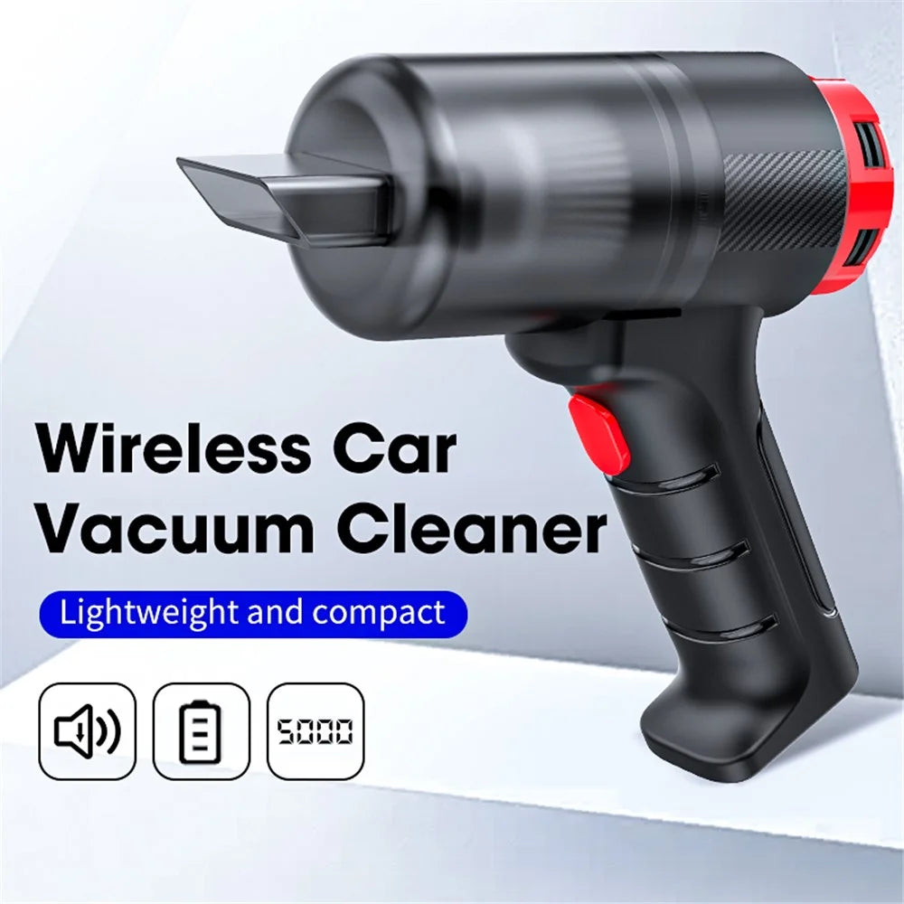 CARSUN C3088 Rechargeable Car Home Handheld Vacuum Cleaner High Power Wireless Vacuum Cleaner - 2
