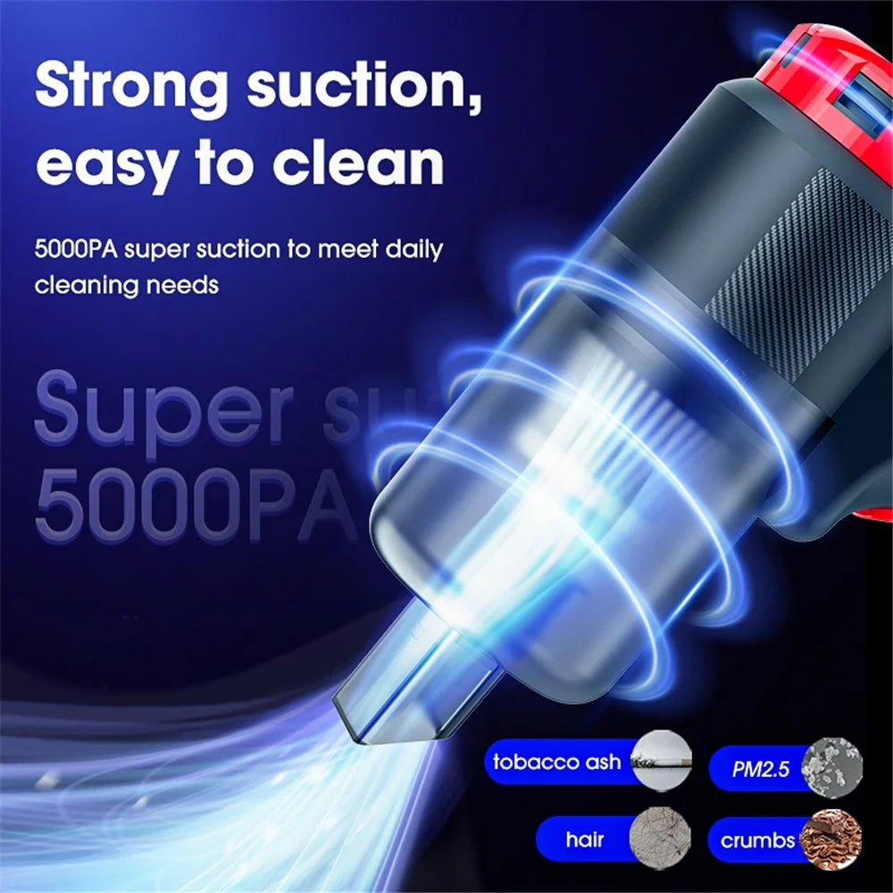CARSUN C3088 Rechargeable Car Home Handheld Vacuum Cleaner High Power Wireless Vacuum Cleaner - 3