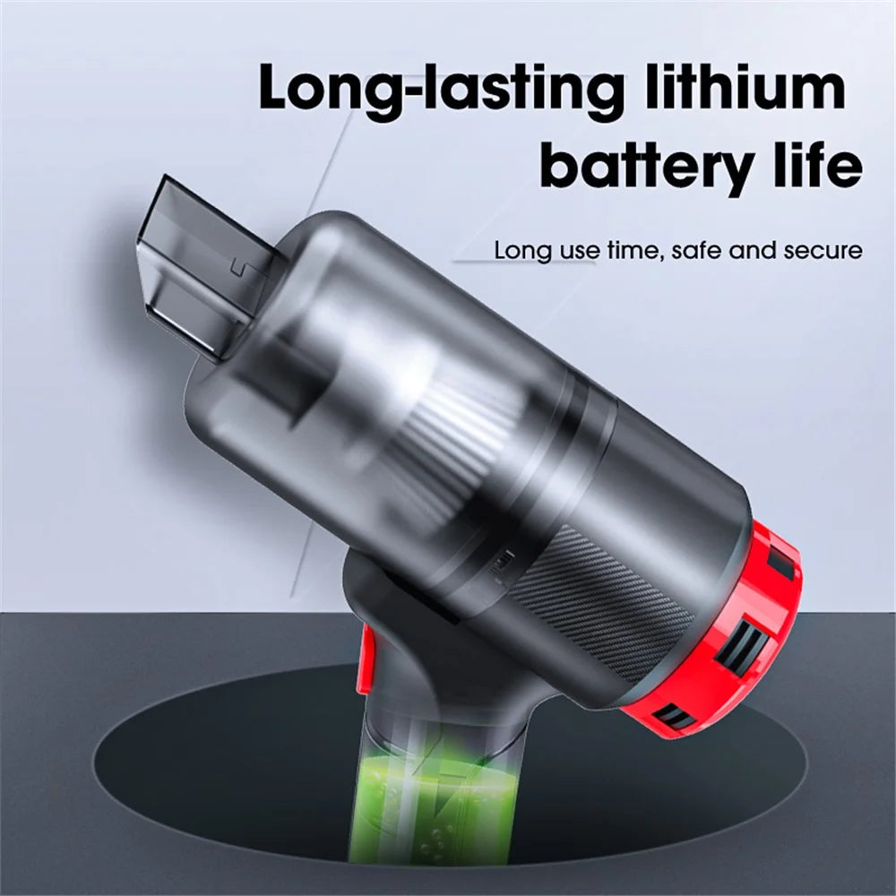 CARSUN C3088 Rechargeable Car Home Handheld Vacuum Cleaner High Power Wireless Vacuum Cleaner - 4