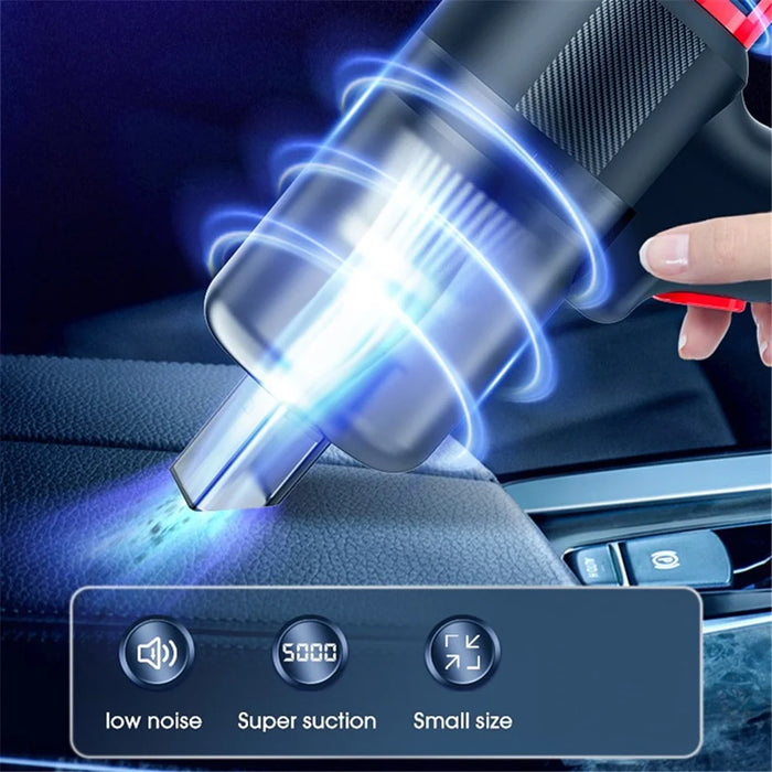CARSUN C3088 12V Car Cigarette Lighter Plug Handheld Vacuum Cleaner High Power Car Cleaning Tool - 2