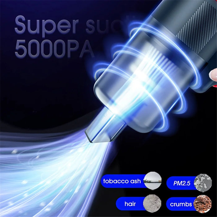 CARSUN C3088 12V Car Cigarette Lighter Plug Handheld Vacuum Cleaner High Power Car Cleaning Tool - 3