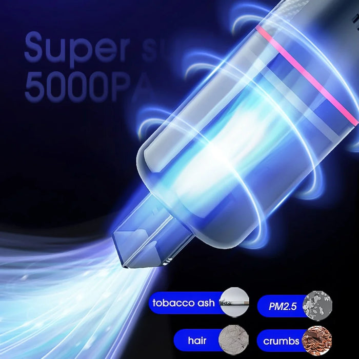 CARSUN C3089 Car Cigarette Lighter Vacuum Cleaner 5000Pa High Power Handheld Dust Cleaner - 3