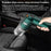 KBN-010 10000Pa Powerful Car Cordless Vacuum Cleaner Handheld Cleaning Tool - Blackish Green - 2