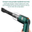 KBN-010 10000Pa Powerful Car Cordless Vacuum Cleaner Handheld Cleaning Tool - Blackish Green - 4