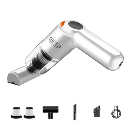 KBN-010 10000Pa Car Vacuum Cleaner with Replacement Filters Cordless Vacuum Cleaner - White - 1