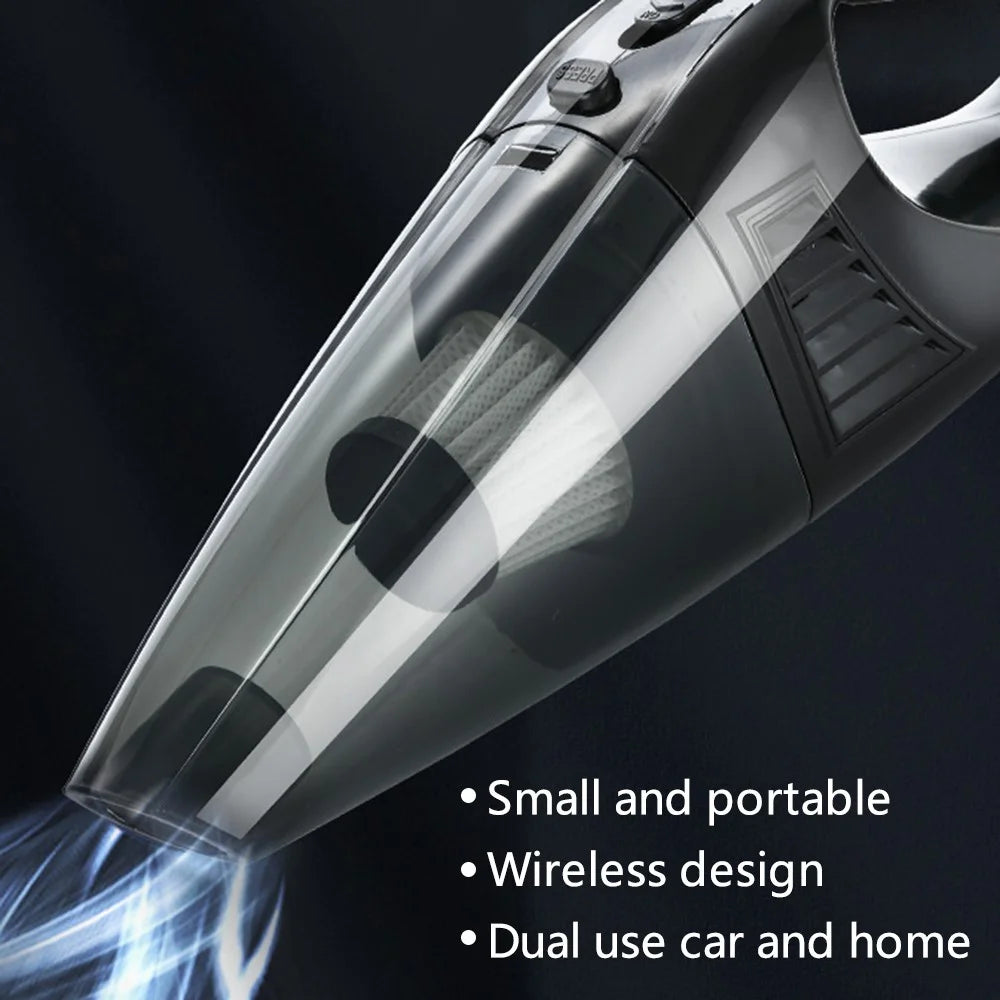A-016 Powerful Suction Cordless Vacuum Cleaner Rechargeable Car Home Cleaning Tool - 3