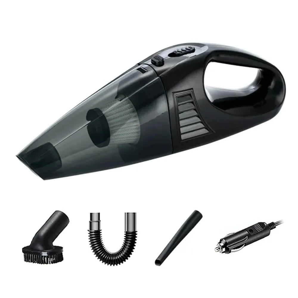 A-016 12V Car Cigarette Lighter Vacuum Cleaner Powerful Suction Wired Dust Cleaner - 1