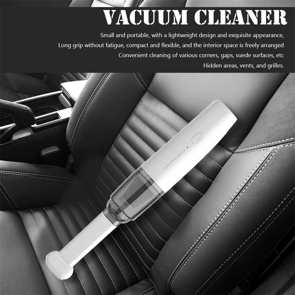 SY01-Q8 USB Car Vacuum Cleaner Rechargeable 4000Pa Cordless Home Cleaner - 4