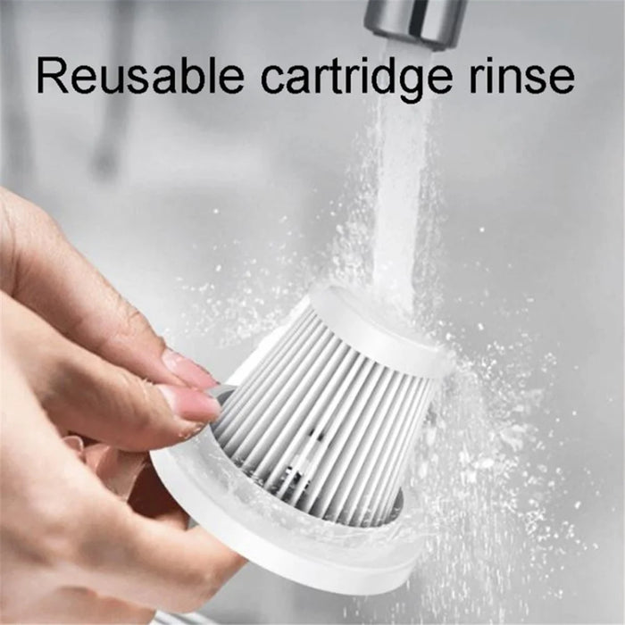 3101-A Handheld Brush Motor Car Vacuum Cleaner 4000mAh Battery-Operate Mini Wireless Vacuum Cleaner - Black - 4