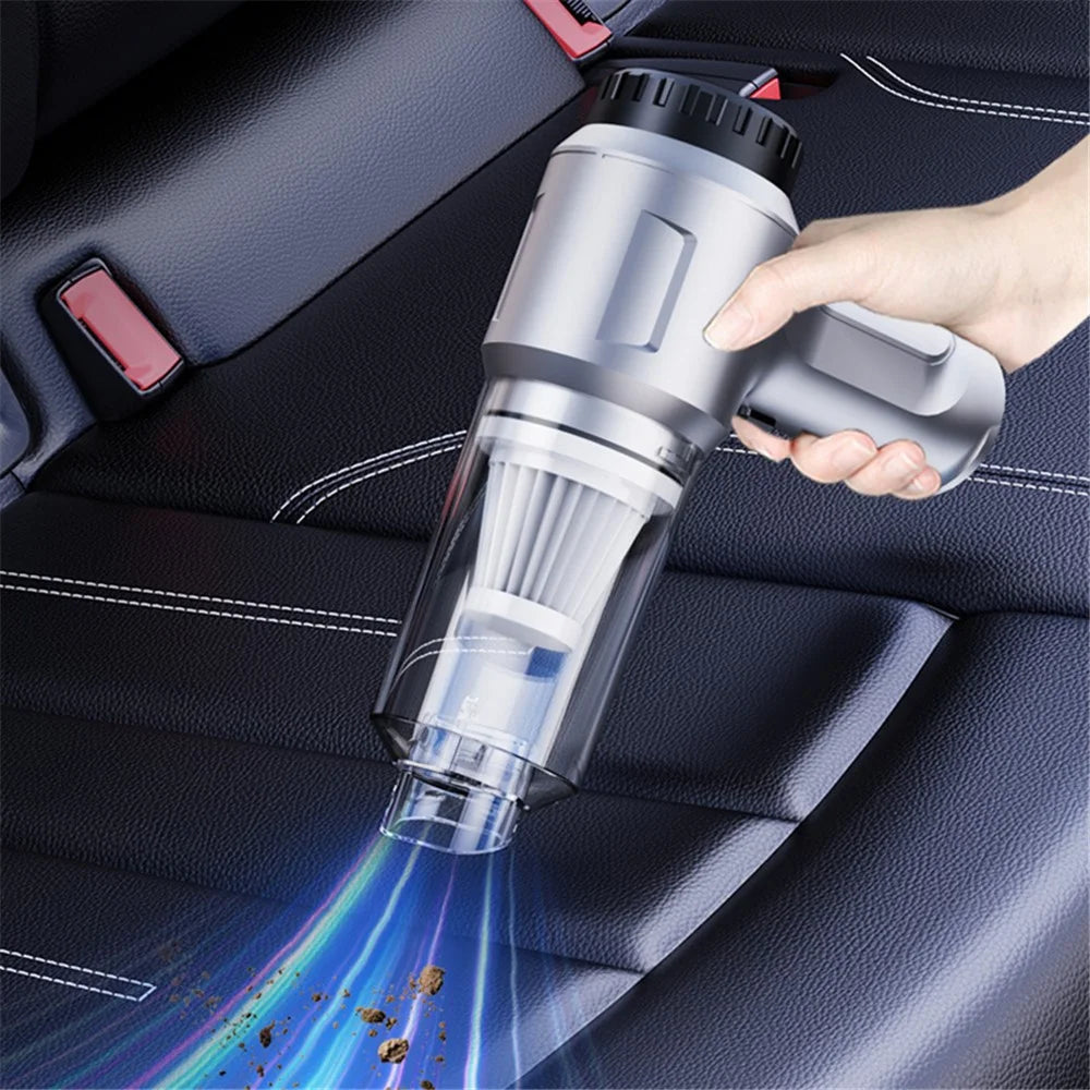 SUITU ST-6651 Cordless Handheld Car Vacuum Cleaner Hand Brushless Vacuum for Car  /  Office  /  Home - Grey - 2