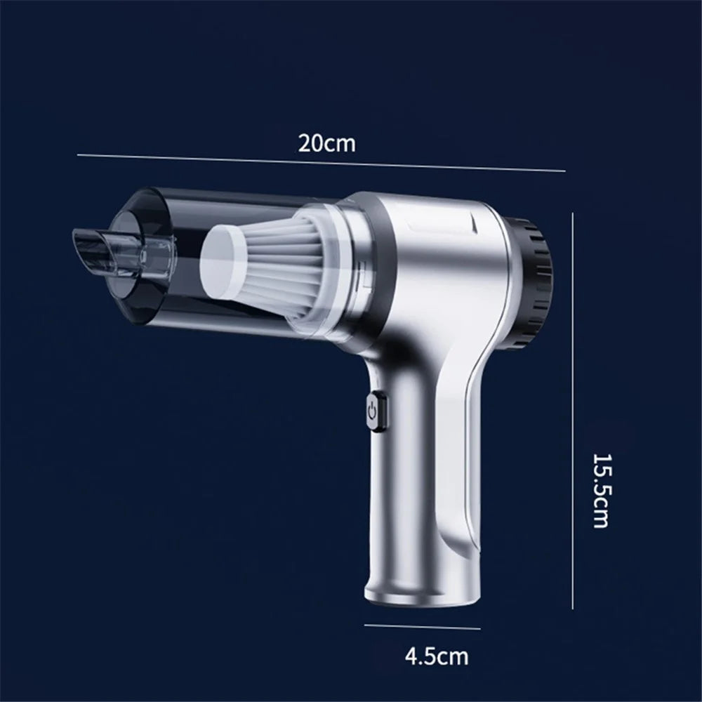 SUITU ST-6651 Cordless Handheld Car Vacuum Cleaner Hand Brushless Vacuum for Car  /  Office  /  Home - Grey - 7