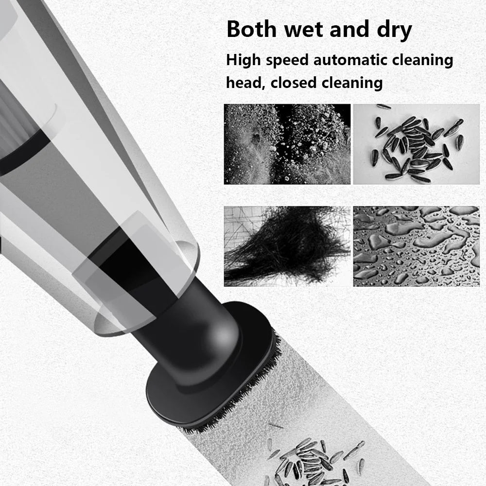 SUITU ZY-2021 Car Mini Vacuum Cleaner Home Cordless Handheld 4000Pa Cleaning Tool - 7