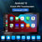 R911C 2+32GB 9 Inch Android 15 Wireless CarPlay Android Auto GPS Navigation Screen with 12-LED Rearview Camera - 3