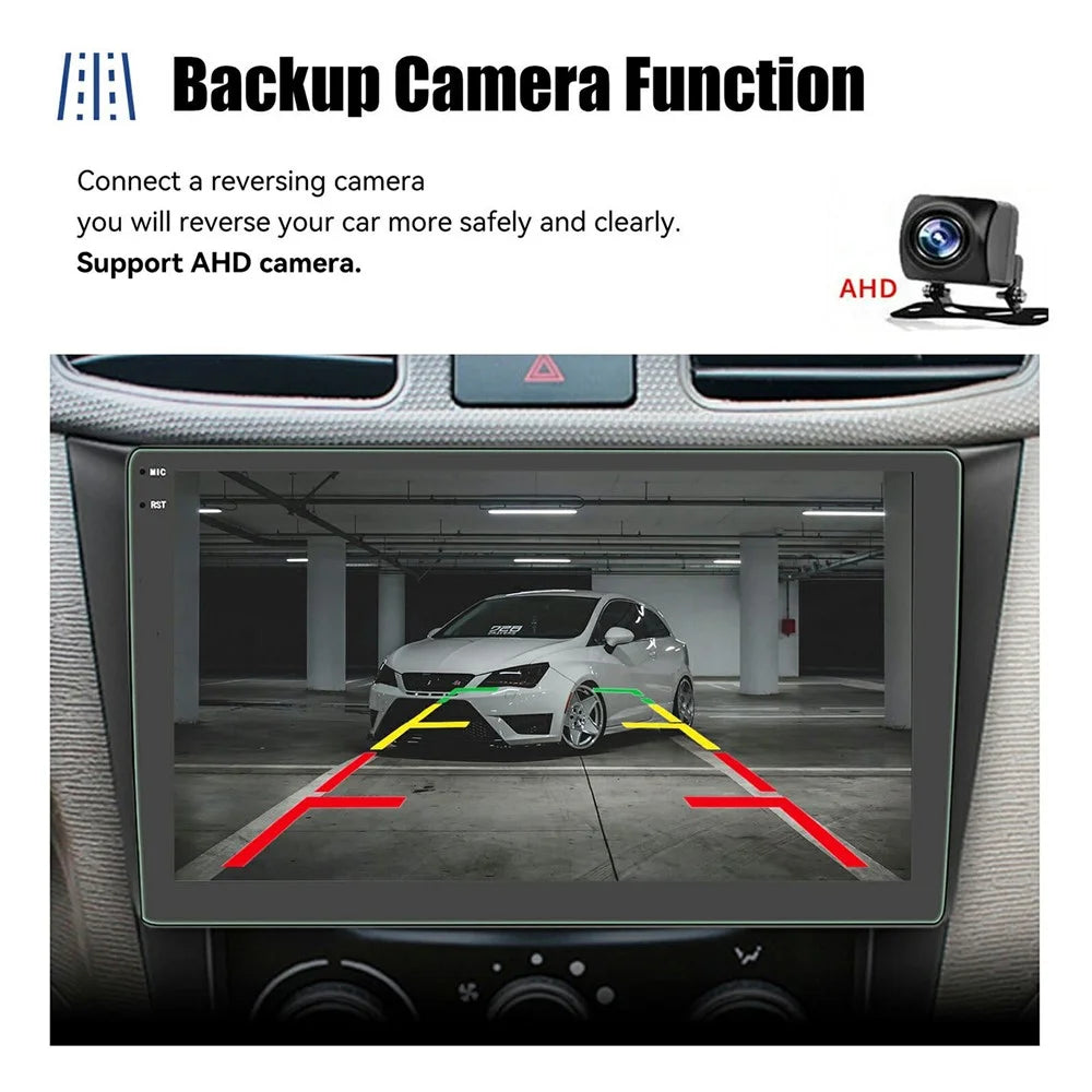 R915A 8+128GB 10.36 Inch 2K QLED Android 15 Wireless CarPlay 360 Degree Panoramic GPS Car Stereo (without Camera) - Black - 6