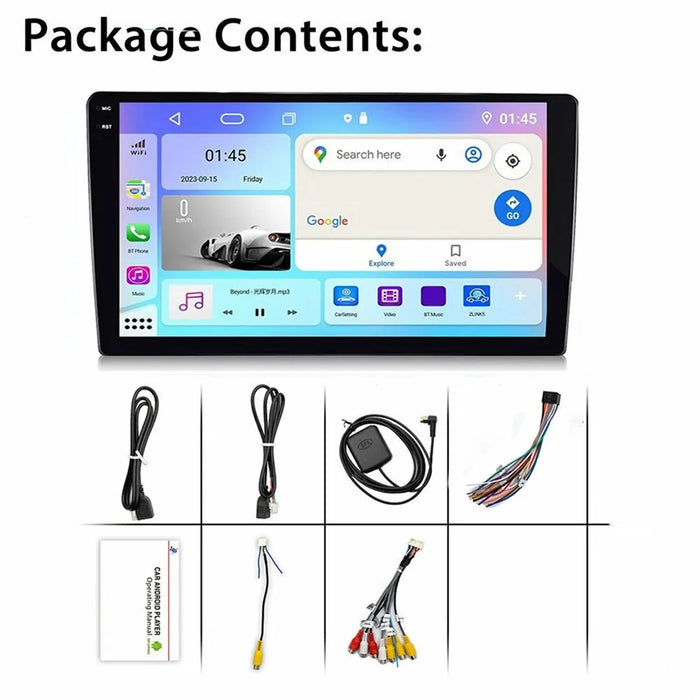 R916A 8+256GB 10.36 inch 2K QLED Android 15 Wireless CarPlay 360 Degree Panoramic GPS Car Stereo (without Camera) - Black - 7