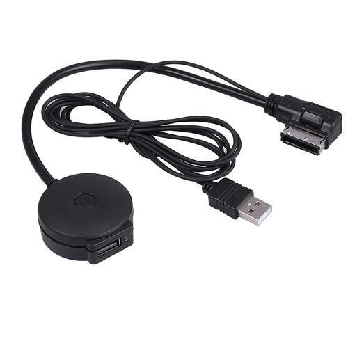 30cm AMI MDI Audio Aux USB Female Wireless Bluetooth-compatible 4.0 Adapter Cable for MMI 2G VW Audi A4 A6 Q5 Q7 - 1