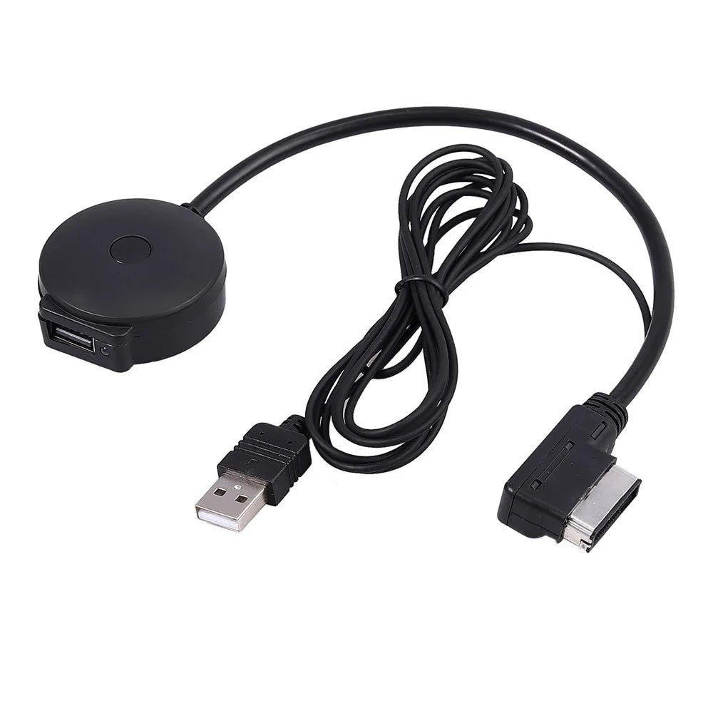 30cm AMI MDI Audio Aux USB Female Wireless Bluetooth-compatible 4.0 Adapter Cable for MMI 2G VW Audi A4 A6 Q5 Q7 - 2