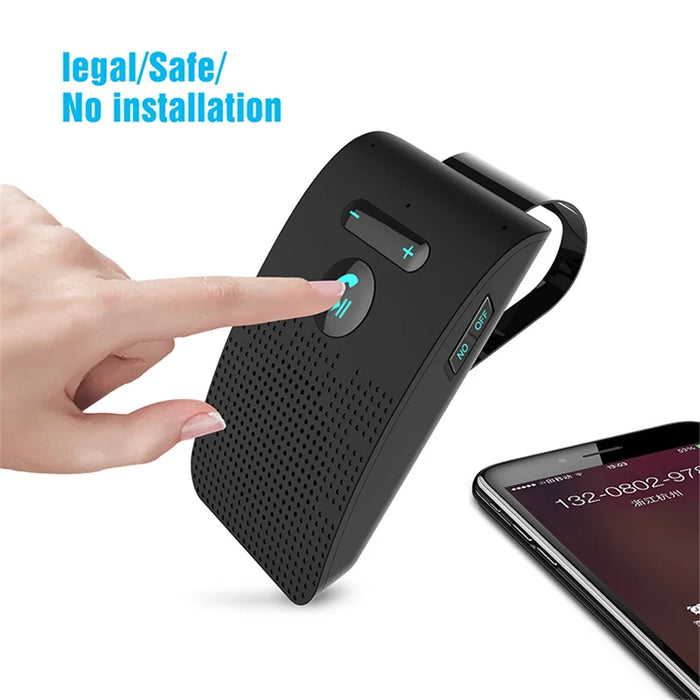 SP09 Visor Bluetooth-compatible 4.2 Hands-free Car Kit Multipoint Speaker Phone Auto Power On/Off - 6