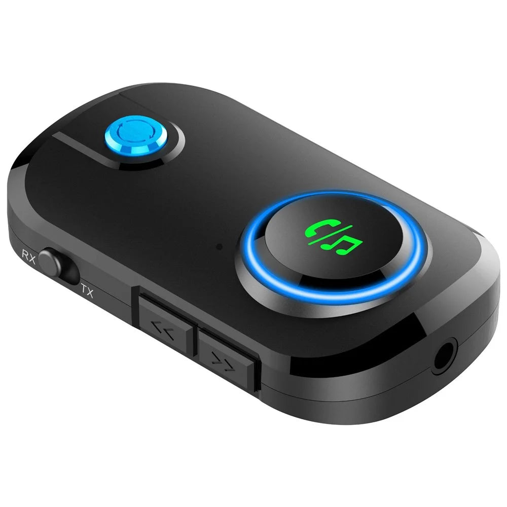 BT-T3 2 in 1 Bluetooth-compatible 5.0 Receiver Transmitter 3.5mm Aux Car Wireless Audio Adapter for Speaker PC TV Headphones - 5