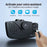 SP16 2 in 1 Portable Sun Visor Hands-free Bluetooth-compatible Speakerphone Smart Vibration Power ON Wireless Car Kit with Earphone/Back Clip Support for Siri Google Voice Control - 4