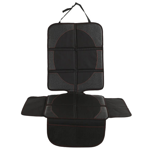 JF004 Waterproof Car Seat Protector for Child Car Seat and Pets, Soft Seat Protection Pad with Storage Pocket - Circle - 1