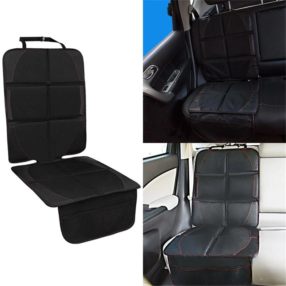 1PC Car Seat Protector for Child Car Seat, Auto Seat Cover Pad Under Baby Carseat, Full Protection for Car Leather Seat - 1