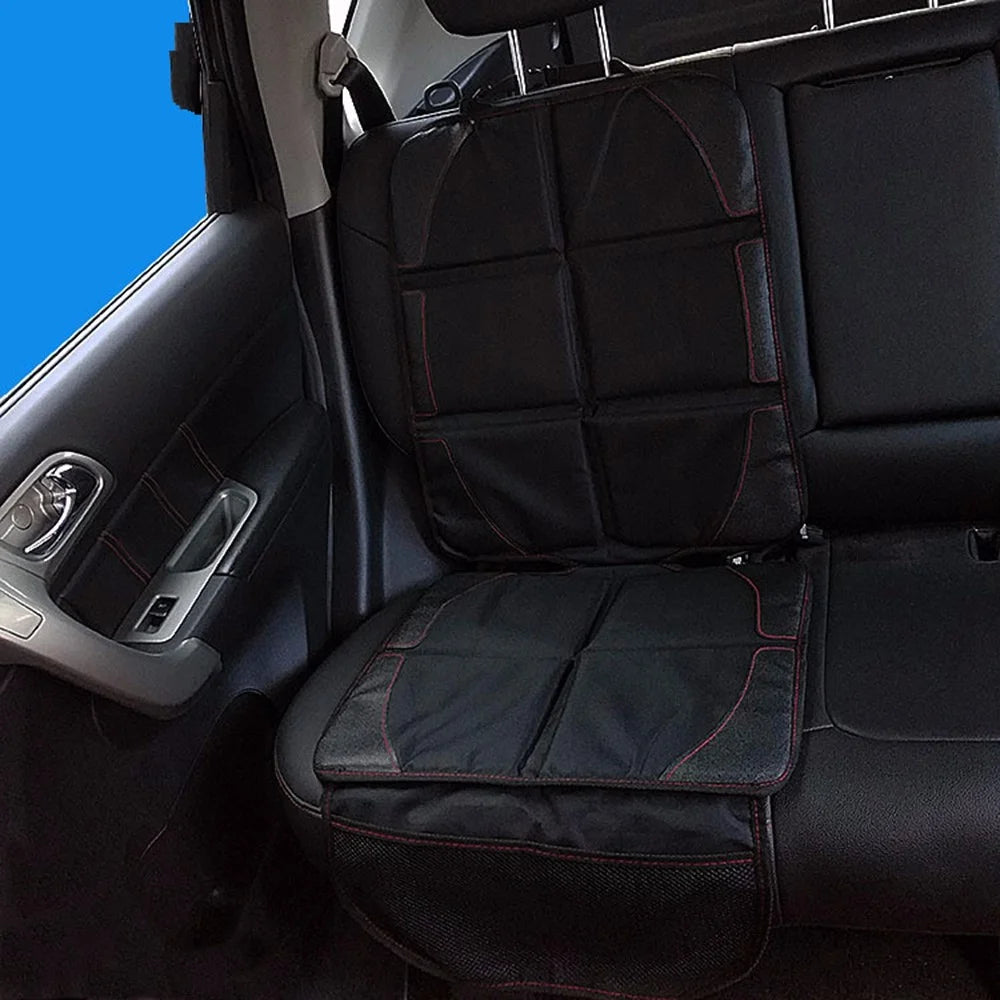 1PC Car Seat Protector for Child Car Seat, Auto Seat Cover Pad Under Baby Carseat, Full Protection for Car Leather Seat - 6