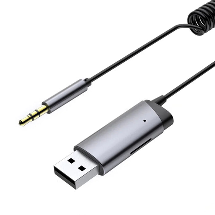 LOHEE S-28 Bluetooth-compatible 5.0 Receiver AUX Adapter Car Bluetooth-compatible Connector HD Bluetooth-compatible Call - 1