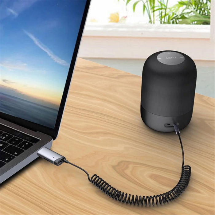 LOHEE S-28 Bluetooth-compatible 5.0 Receiver AUX Adapter Car Bluetooth-compatible Connector HD Bluetooth-compatible Call - 4