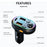 C29 Bluetooth-compatible Hands-free Call Car MP3 Player FM Transmitter PD Type-C + Dual USB Car Charger with Lightning+Type-C Cable - 5