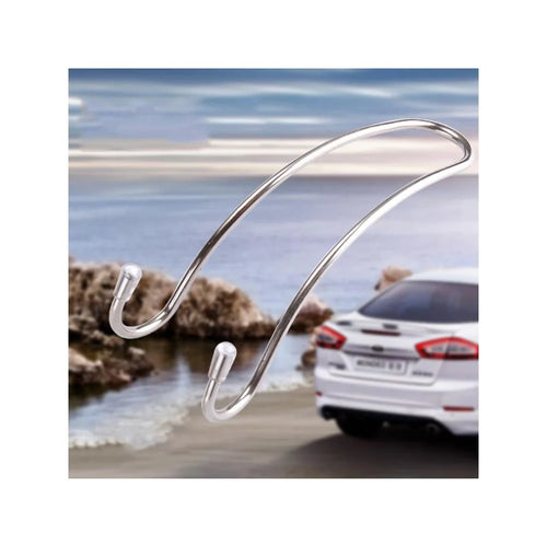 2Pcs Car Seat Back Headrest Hanger Hook Purse Bag Cloth Organizer Holder 3x11x3.4cm - 1