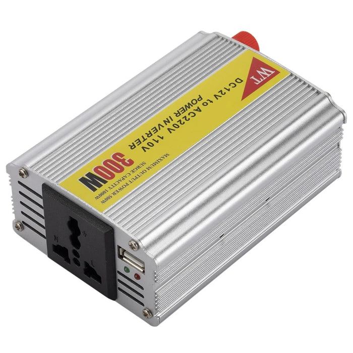 303 300W Power Inverter DC 12V to AC 220V 110V Car Converter with USB Adapter Cigarette Lighter - 2
