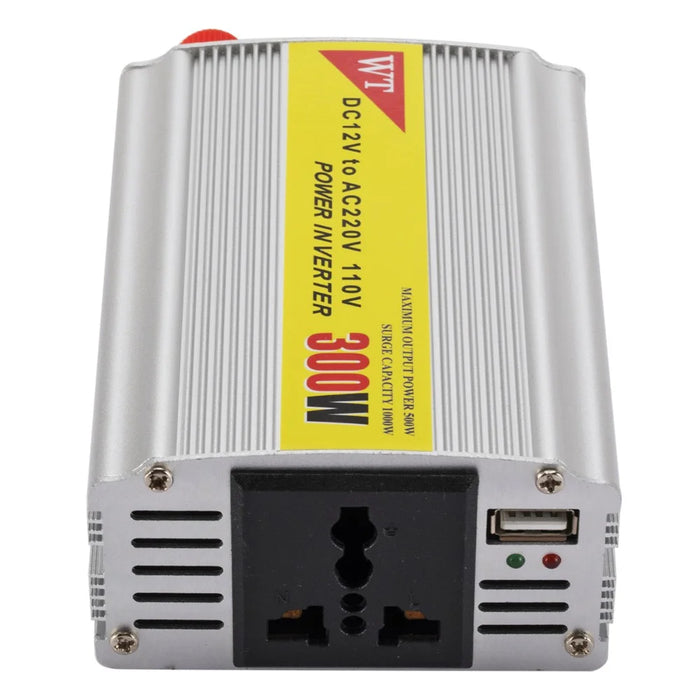 303 300W Power Inverter DC 12V to AC 220V 110V Car Converter with USB Adapter Cigarette Lighter - 4