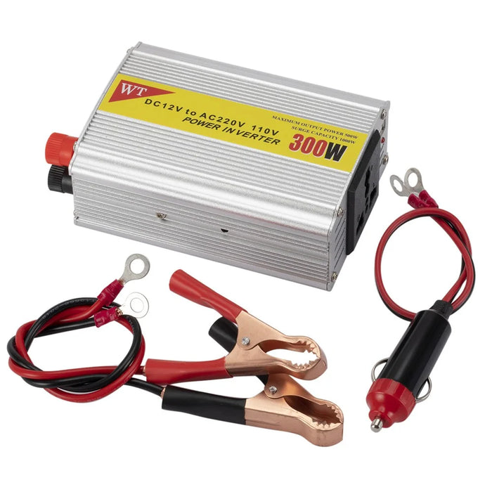 303 300W Power Inverter DC 12V to AC 220V 110V Car Converter with USB Adapter Cigarette Lighter - 6