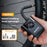 WEST BIKING YP0711201 Electric Air Pump Portable Inflator with Digital Display for Bike / Motorcycle Tires - Black - 4