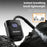 WEST BIKING YP0711201 Electric Air Pump Portable Inflator with Digital Display for Bike / Motorcycle Tires - Black - 7