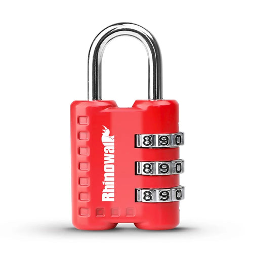 RHINOWALK XM10202 3-digit Combination Lock for Motorcycle Bag Zinc Alloy Anti-Theft Luggage Lock - 1