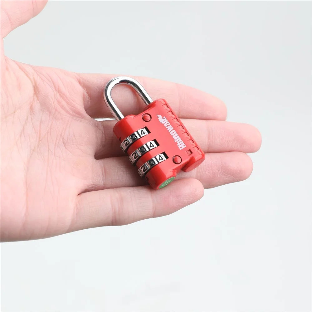 RHINOWALK XM10202 3-digit Combination Lock for Motorcycle Bag Zinc Alloy Anti-Theft Luggage Lock - 5