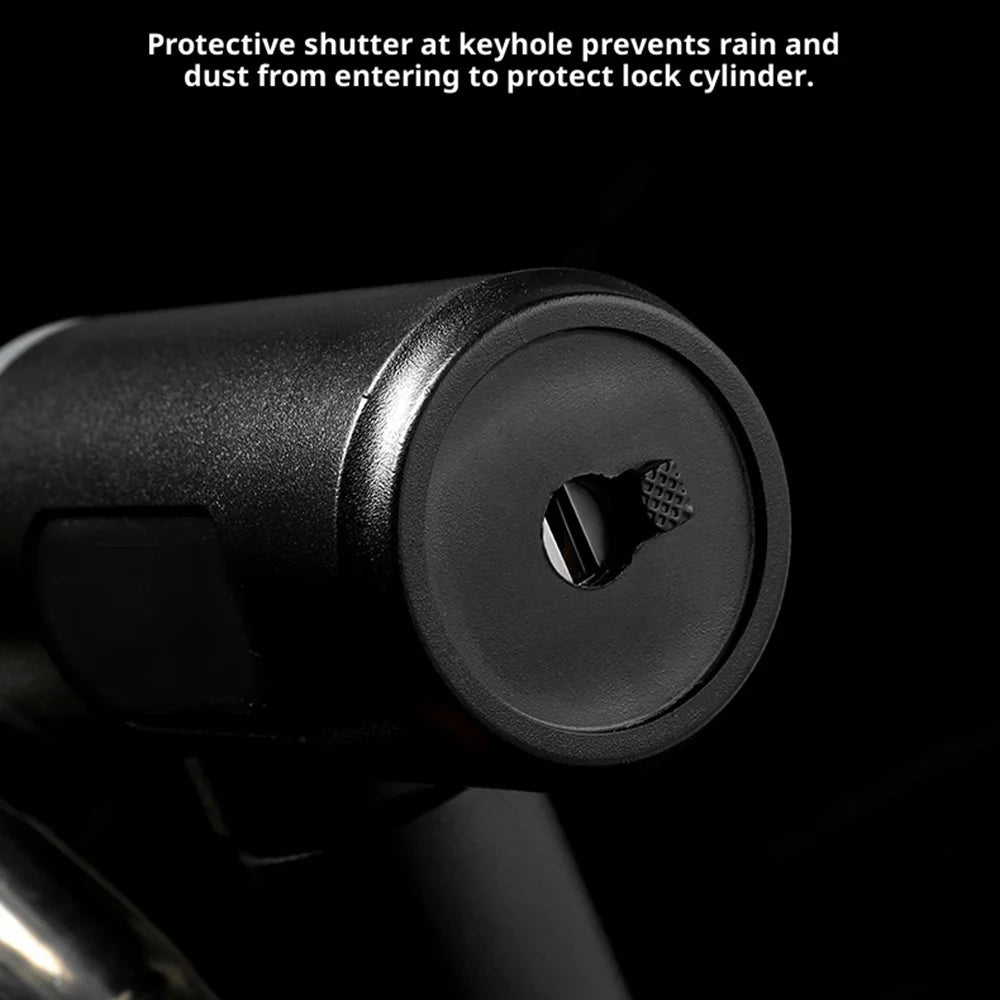 BENGGUO For Mountain / Road / Electric Bike Cable Lock Zinc Alloy Core Anti Theft Security Lock - 22x1000mm - 7