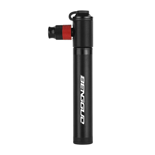 BENGGUO BG-1634 Portable Bike Pump Bicycle Tire Inflator Hand Pump High Pressure 110PSI (No CO2 Gas Cylinder), Black - 1