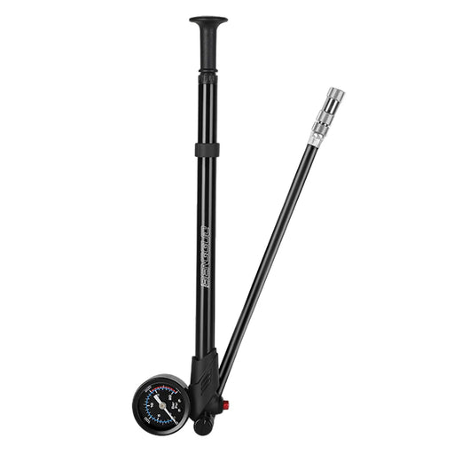 BENGGUO BG-1633 Bicycle Air Pump 300PSI High Pressure Inflator Dual Valve Design with Pressure Gauge - Black - 1