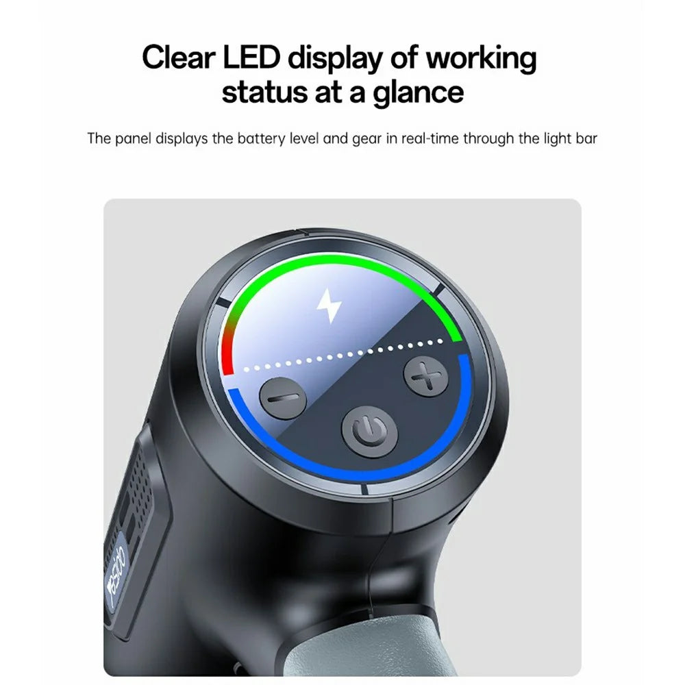 YESIDO VC18 High Pressure Washer Gun 2 Gears Adjustable Cordless Car Cleaner with LED Display - 4