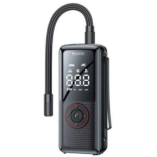 YESIDO VC17 Multi-function Wireless Tire Inflator for Car / Bicycle / Basketball Portable Air Compressor with LED Display - 1