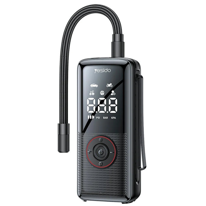 YESIDO VC17 Multi-function Wireless Tire Inflator for Car / Bicycle / Basketball Portable Air Compressor with LED Display - 1