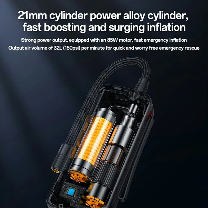 YESIDO VC17 Multi-function Wireless Tire Inflator for Car / Bicycle / Basketball Portable Air Compressor with LED Display - 5