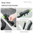 ROCKBROS 4 Digit Folding Lock for Bicycle Motorcycle Electric Bike Anti Theft Security Lock Riding Equipment - Black Green / One Size - 5