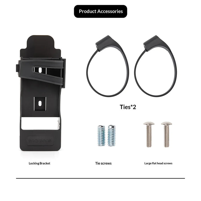 ROCKBROS 4 Digit Folding Lock for Bicycle Motorcycle Electric Bike Anti Theft Security Lock Riding Equipment - Black Green / One Size - 7