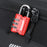 RHINOWALK XM10202 Anti Theft 3 Digit Combination Lock Security Lock for Motorcycle Tank Bag - Red - 4